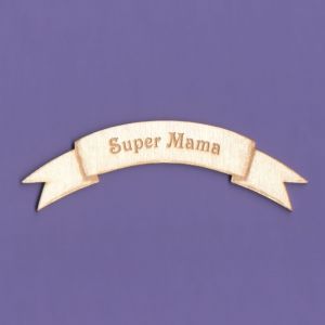 Tekturka Crafty Moly Napis G4 - Super Mama Szarfa